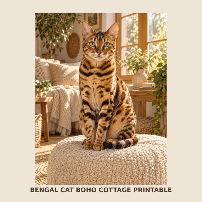 Bengal Cat Wall Art