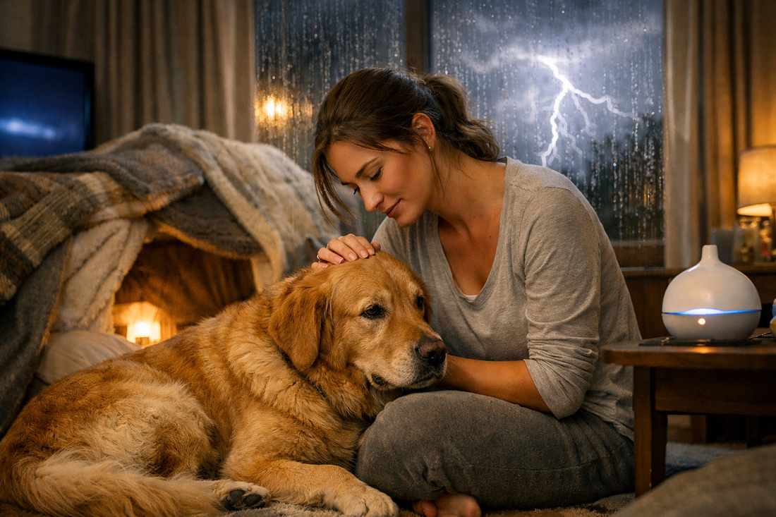 How to Calm a Dog Scared of Thunderstorms – 12 Proven Tips 2026