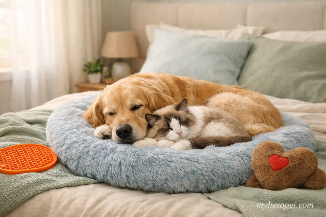 How to Keep Your Dog or Cat Calm &amp; Happy Indoors This February 2026 – 12 Proven Tips + Best Calming Products