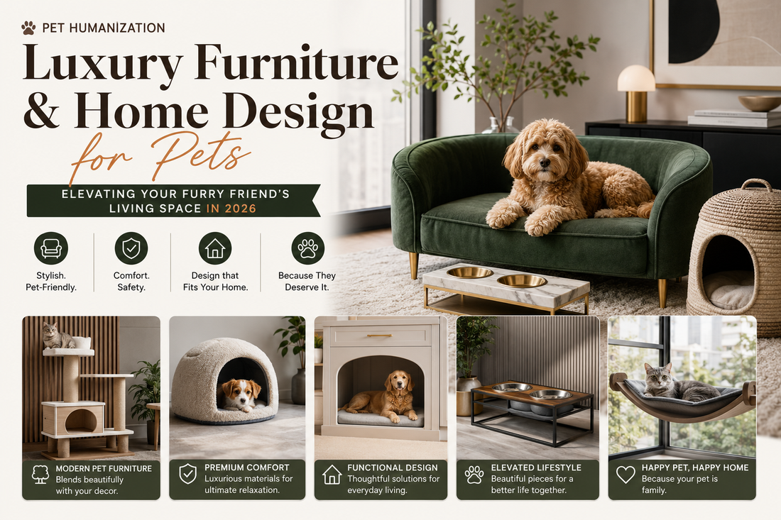 Pet Humanization: Luxury Furniture &amp; Home Design for Pets – Elevating Your Furry Friend's Living Space in 2026