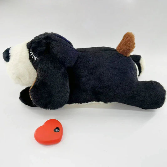 Dog Anxiety Companion Sleep Toy - Heartbeat Plush for Calming & Better Rest