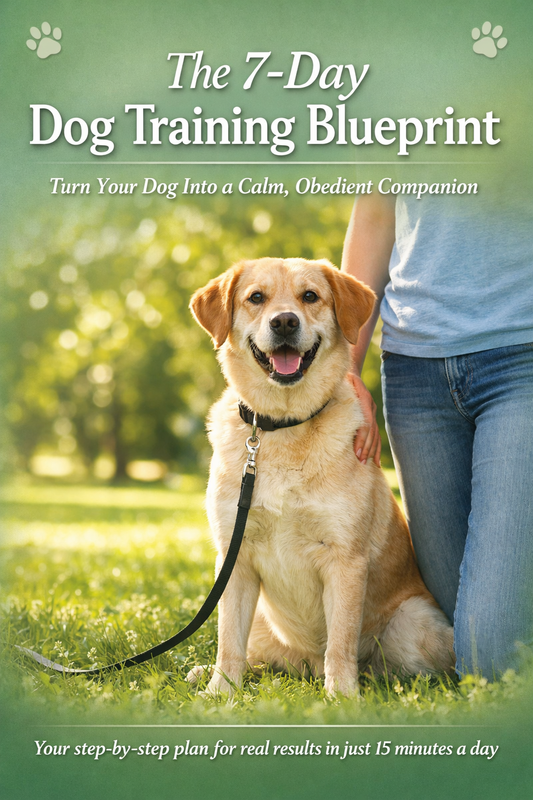 The 7-Day Dog Training Blueprint: Turn Your Dog Into a Calm, Obedient Companion – Instant PDF Download