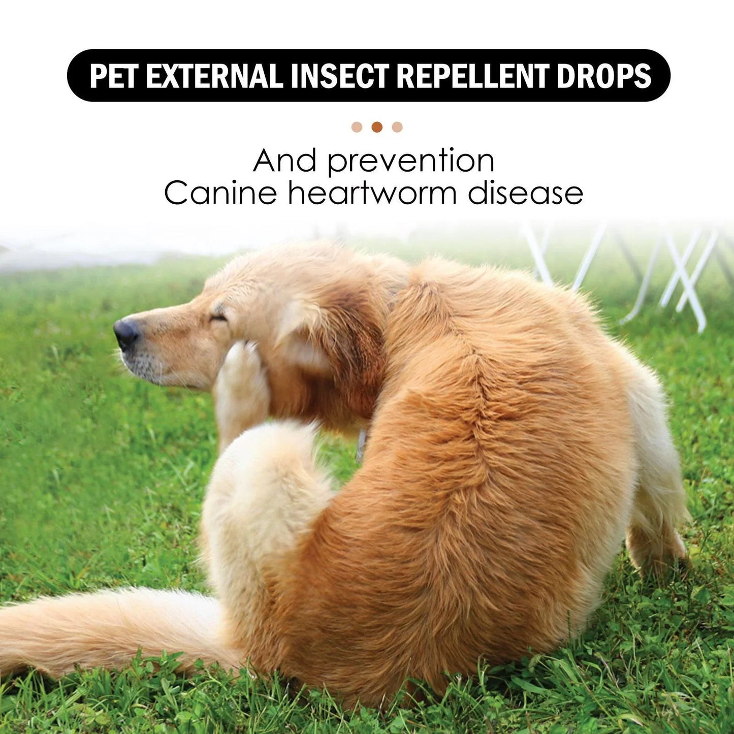 Pet Flea & Tick Drops for Cats & Dogs - External Deworming Spot-On Treatment