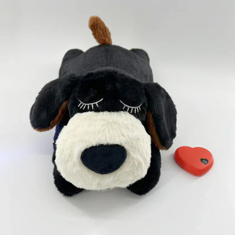 Dog Anxiety Companion Sleep Toy - Heartbeat Plush for Calming & Better Rest