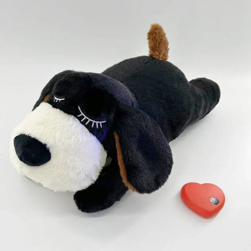 Dog Anxiety Companion Sleep Toy - Heartbeat Plush for Calming & Better Rest
