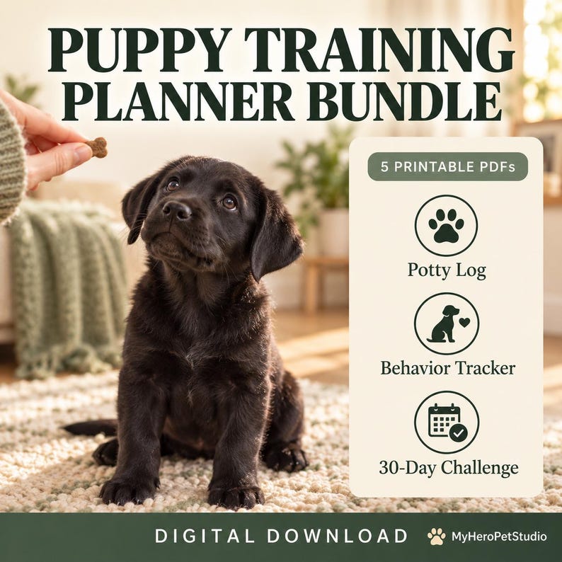 Puppy Training Planner Bundle