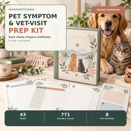 Pet Symptom & Vet Visit Planner
