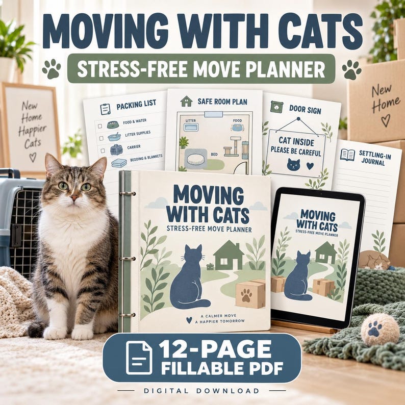 Moving With Cats Planner
