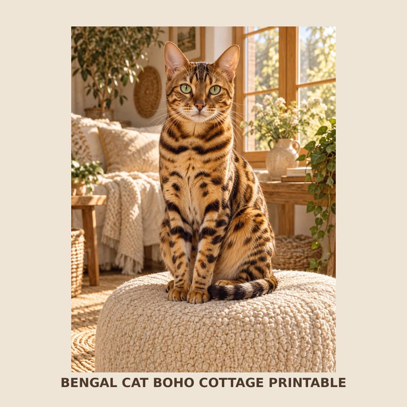 Bengal Cat Wall Art