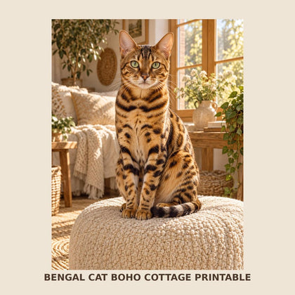 Bengal Cat Wall Art