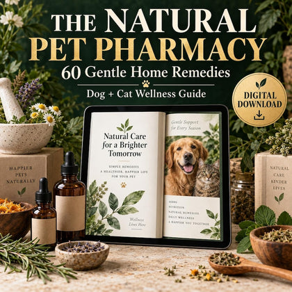 Natural Pet Remedies Guide digital book preview for educational home-care reading; consult a veterinarian before trying remedies