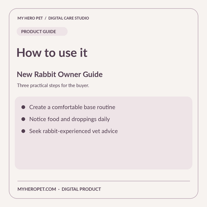 How to use New Rabbit Owner Guide: practical steps