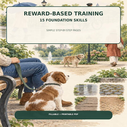 First 90 Days Puppy Planner reward based puppy training foundation skills overview