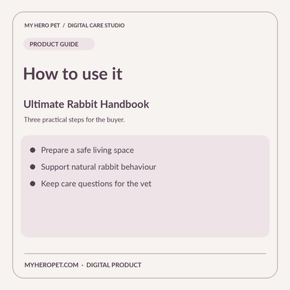 How to use The Ultimate Rabbit Handbook: practical steps